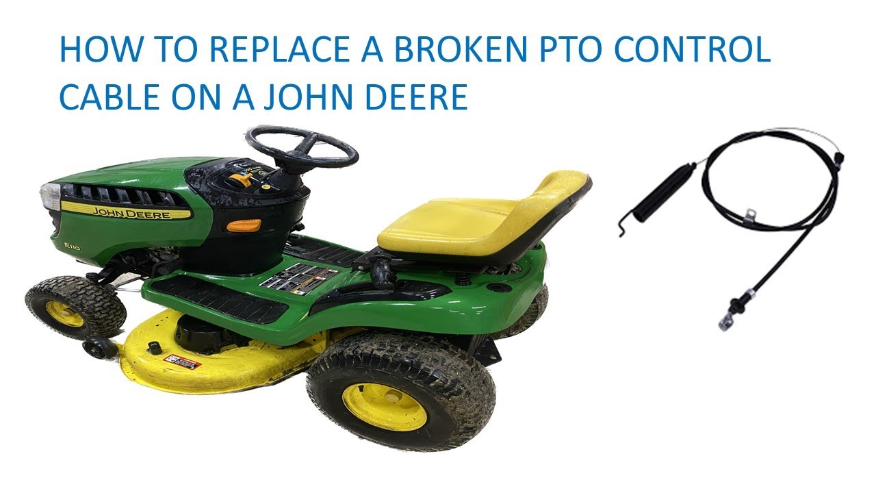 HOW TO REPLACE A BROKEN PTO CONTROL CABLE ON A JOHN DEERE YouTube how-to-replace-a-broken-pto-control-cable-on-a-john-deere-youtube