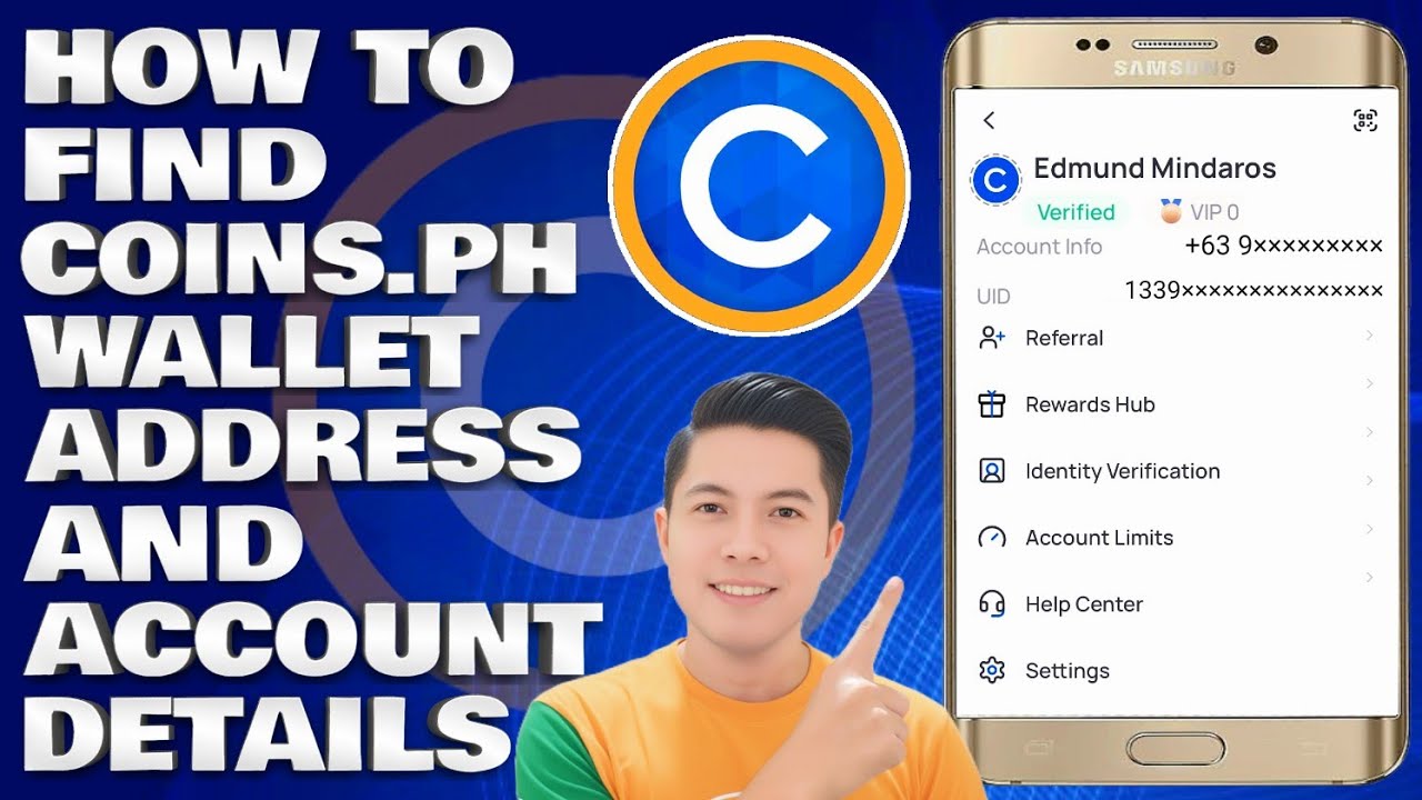 How To Find Your Coins.ph Wallet Address and Account Details - YouTube