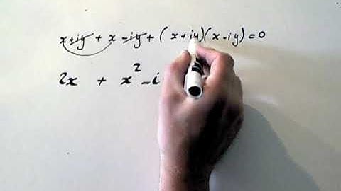 Comment résoudre une équation avec les nombres complexes ?