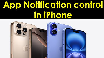 Disable App Notification in iPhone | How to Control Application Notifications in iPhone?