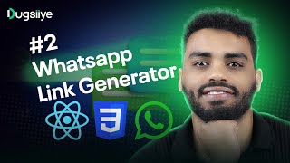 Generate WhatsApp Link Using ReactJs | React | Somali Programmers | #2
