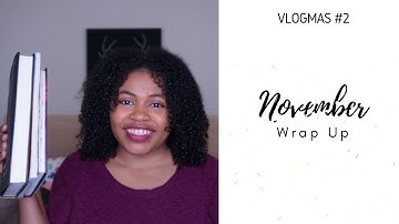 #Vlogmas Day 2 | November Reading Wrap Up