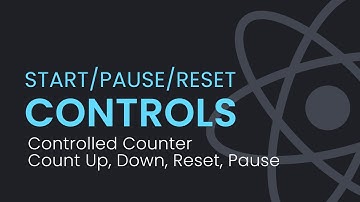 React Counter with Infinite Auto Count Up, Controlled Count Down, Pause, Reset Controls | React JS