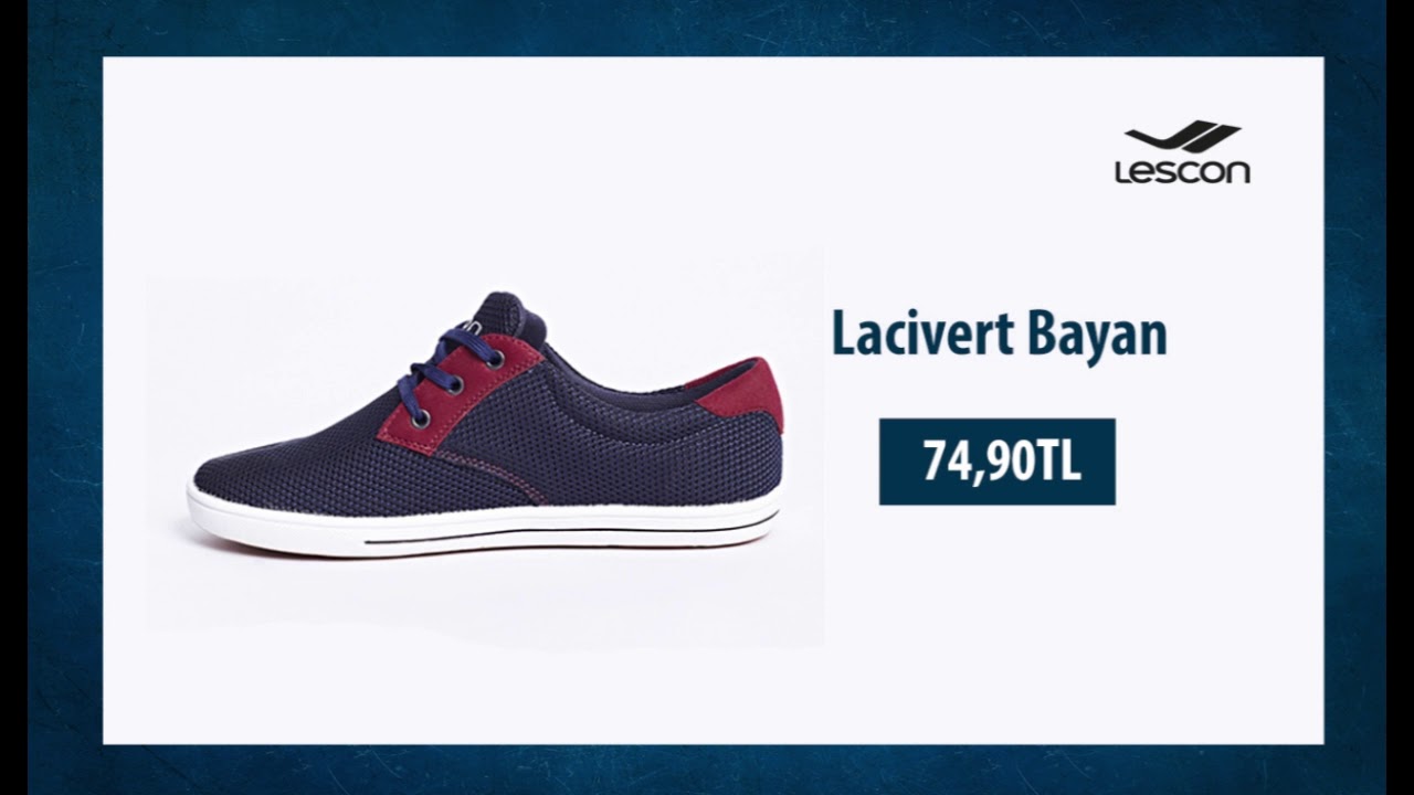 2019, 2020 ve 2021 Lescon Kadın Spor Ayakkabı Modelleri ve Fiyatları
