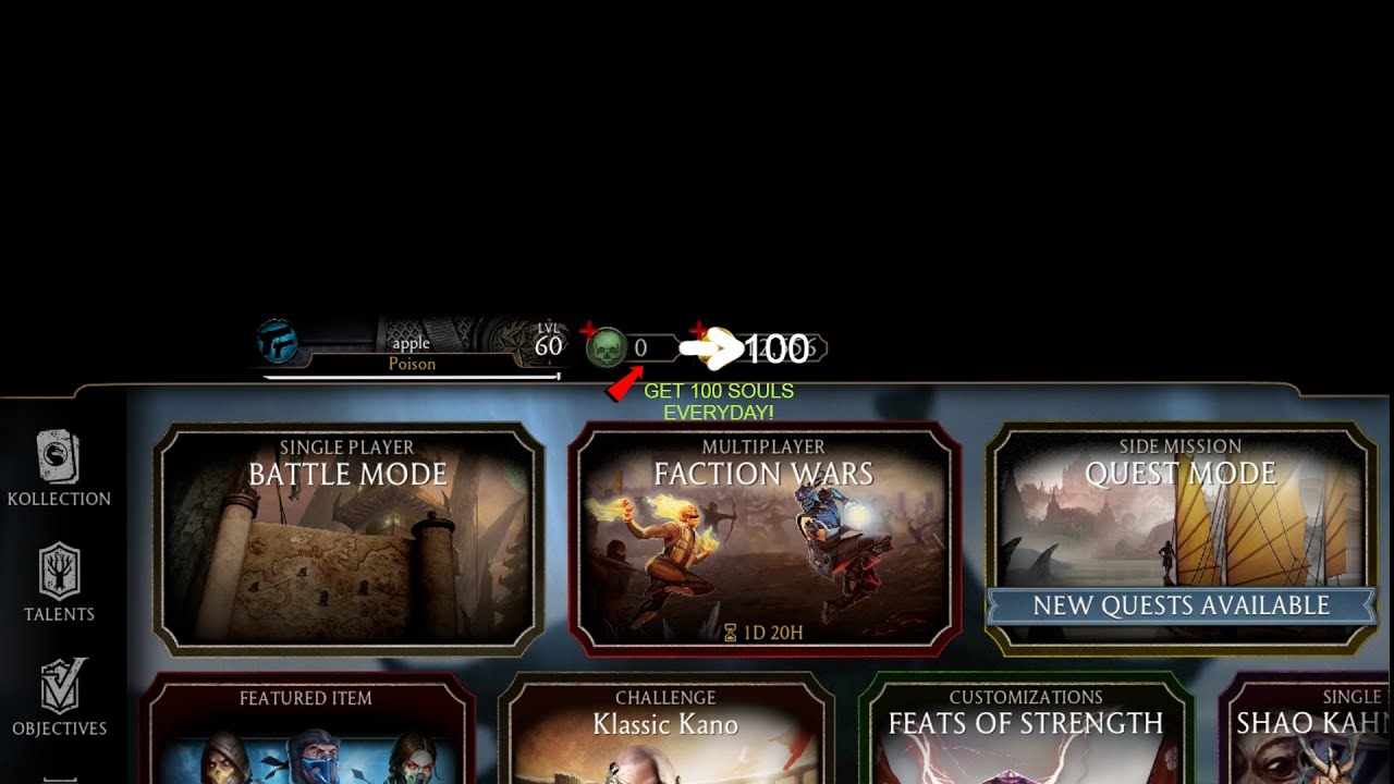 Fast way to get souls in Mortal kombat (fast easy simple) YouTube