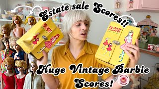 Estate Sales Finds! Major Vintage 60s Barbie Haul!!!