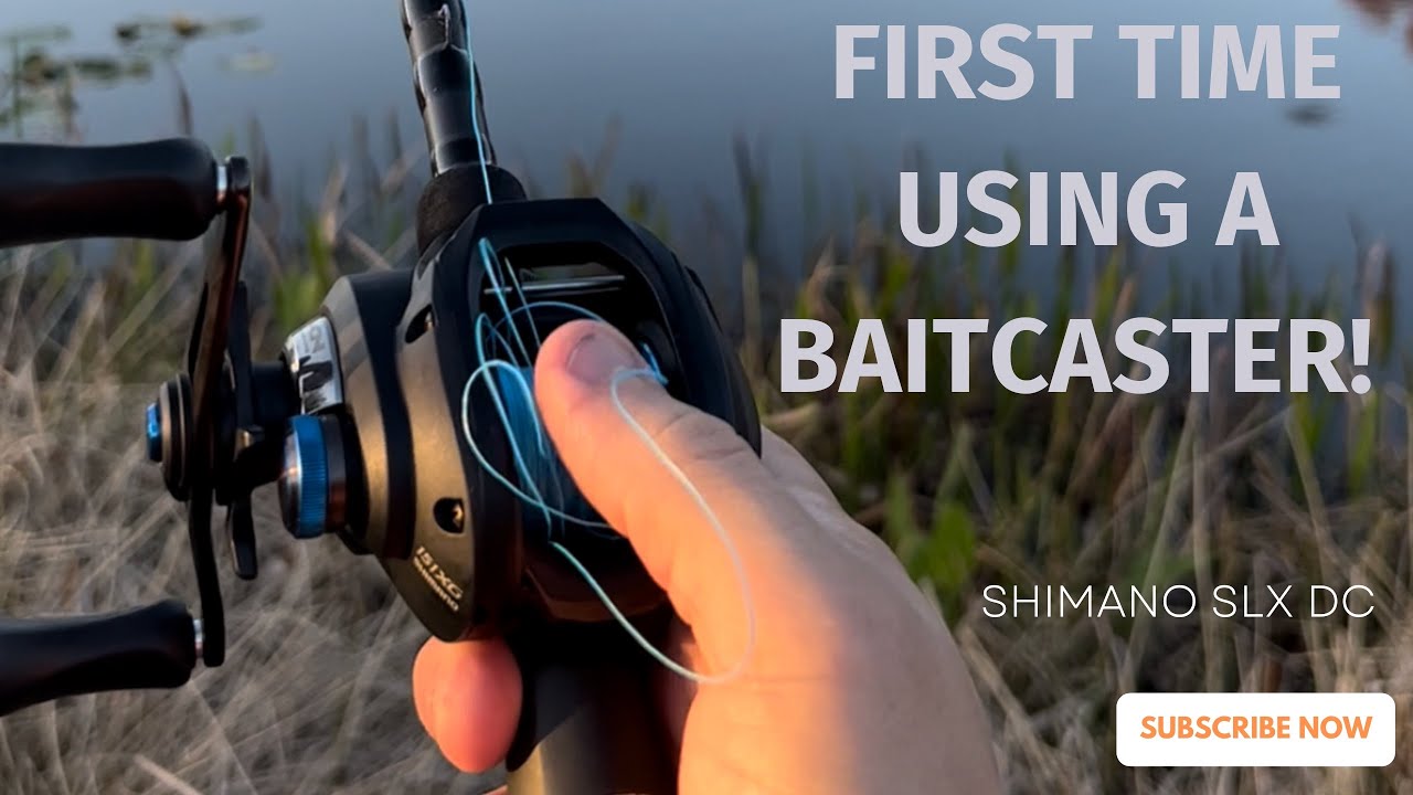 First time using a Baitcaster! Shimano SLX DC YouTube