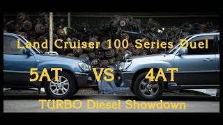 Land Cruiser 100 Turbo Diesel Showdown 4 Speed vs 5 Speed. 1HDFTE detailed feature