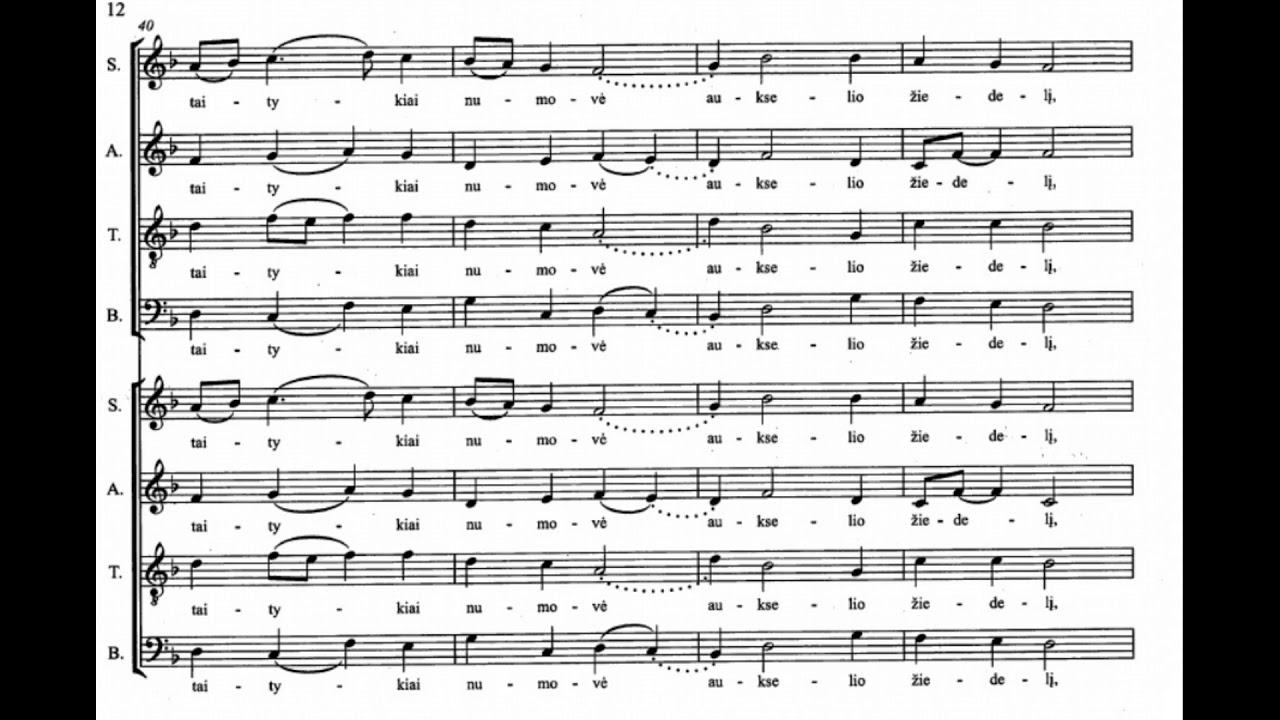 Tykus Tykus - Alto 2 emphasized