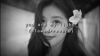 zhao lusi - you are my light (slowed reverb)