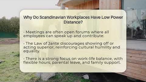 Why Do Scandinavian Workplaces Have Low Power Distance? - Unmapping Scandinavia