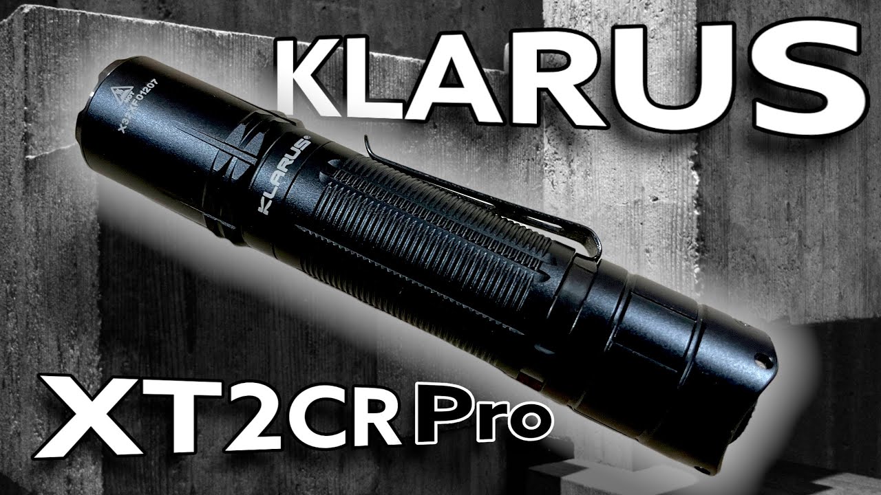 KLARUS XT2CR Pro  lampe tactique-outdoor, puissante, complète et  intelligente !!! 