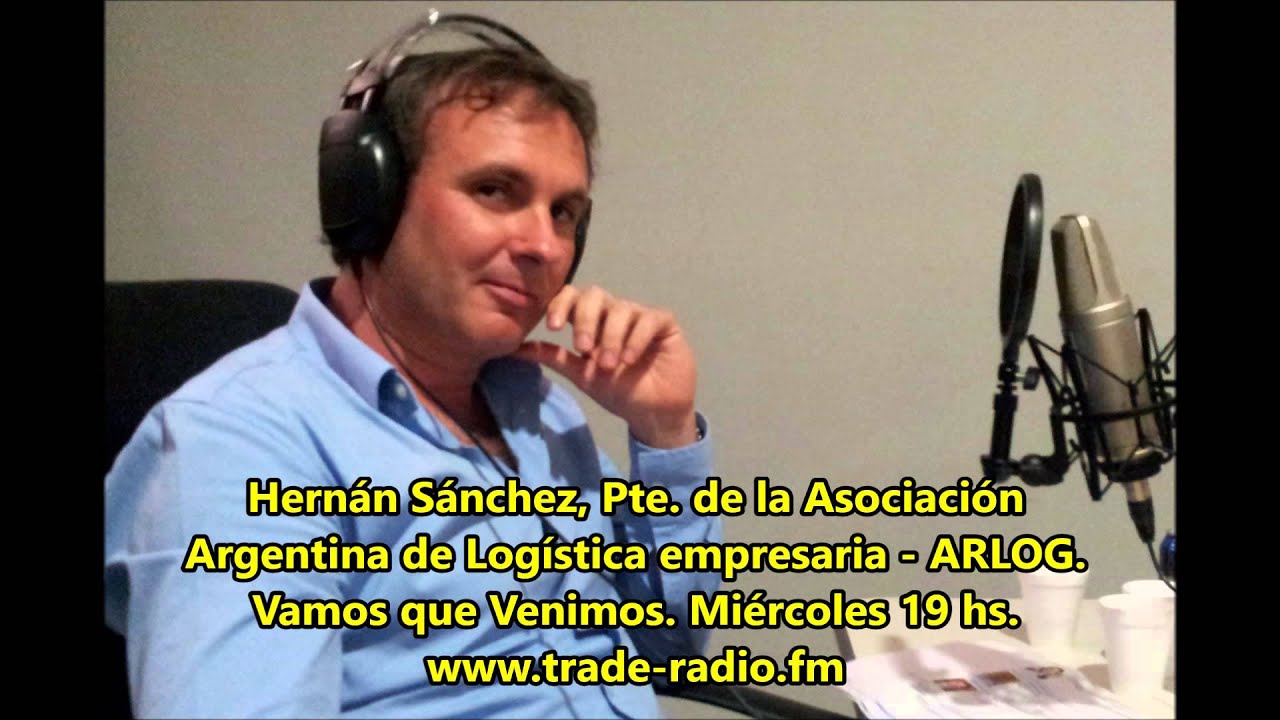 Hernán Sánchez, Pte. de ARLOG, en el Lado B de VQV