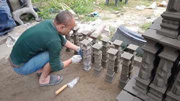 kĩ thuật đóng con tiện bằng xi măng cát