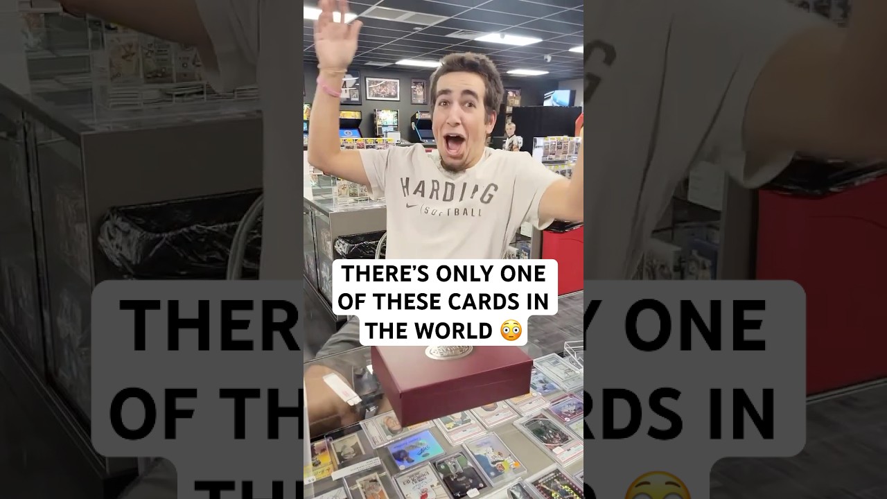 THERE'S ONLY ONE OF THESE CARDS IN THE WORLD 😳