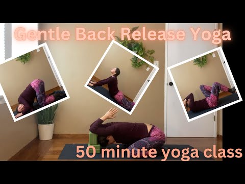 50 Minute Hatha Yoga class for Gentle Back Release