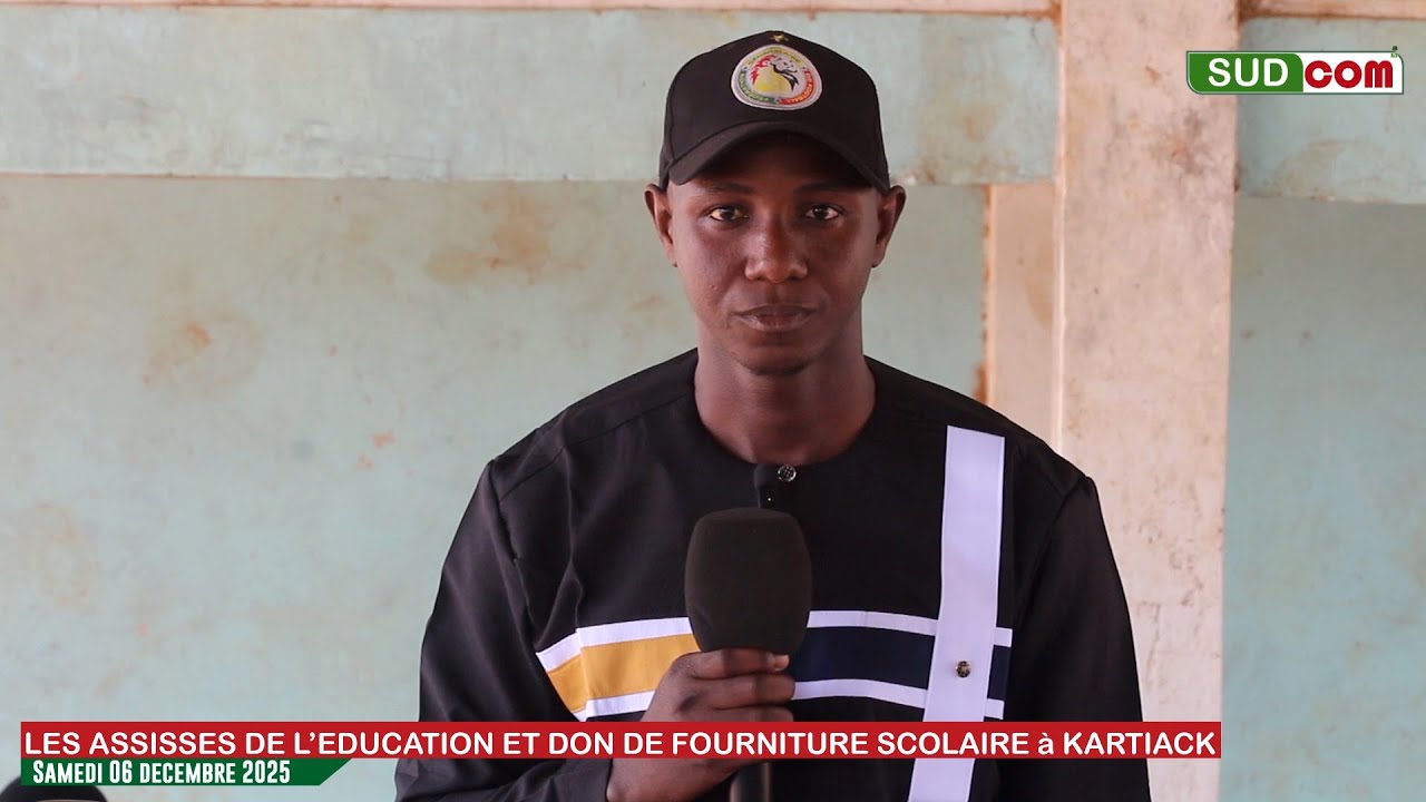 PARTIE 01: LES ASSISSES DE L'EDUCATION ET DON DE FOURNITURES SCOLAIRES A KARTIACK