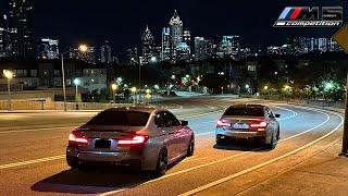 2 LCI F90 M5 COMPETITIONS DRIVING LIKE ITS NEED FOR SPEED POV DRIVE IN THE CITY! (WITH 360 POV)