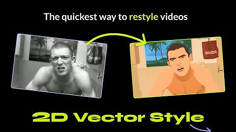 How to restyle videos in 2D VECTOR STYLE | Mago Tutorial | Most Stable Video-to-Video Style Transfer