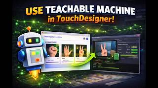 Super easy hack to use Teachable Machine with TouchDesigner!
