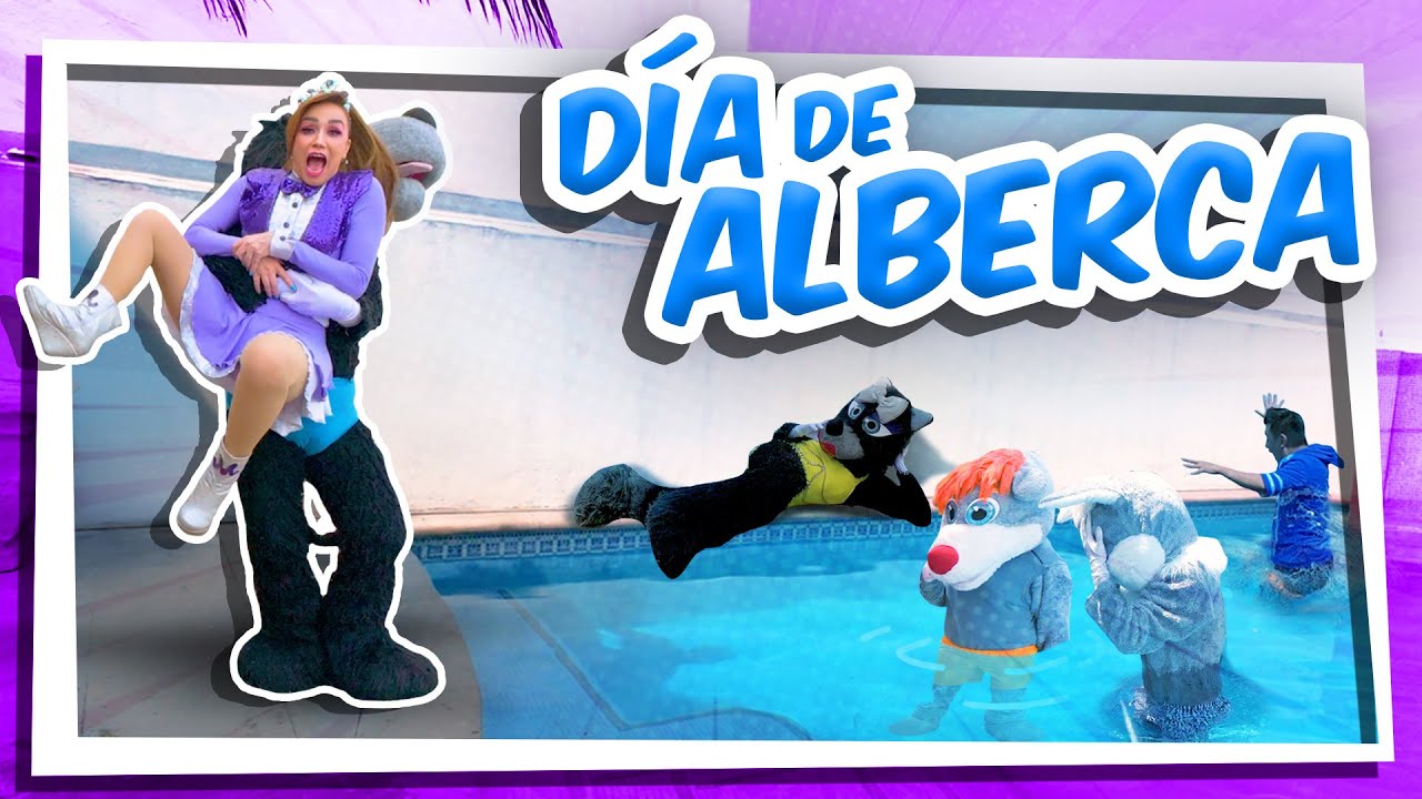 A Nadar En La Alberca - Día en la alberca a nadar y a jugar en el agua - Tiempo Mágico