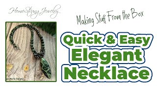 Quick & Easy Elegance!!! A New Necklace Tutorial!!!