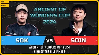 WC3 - [HU] Sok vs Soin [ORC] - Finals - Ancient of Wonders Cup 2024