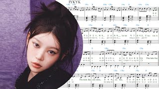 IYKYK (If You Know You Know) (With Korean lyrics and romanized pronunciation, chords) - ILLIT