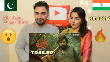 Pakistani reaction to Pushpa Trailer | Allu Arjun | Rashmika | Fahadh Faasil | Desi H&D Reacts