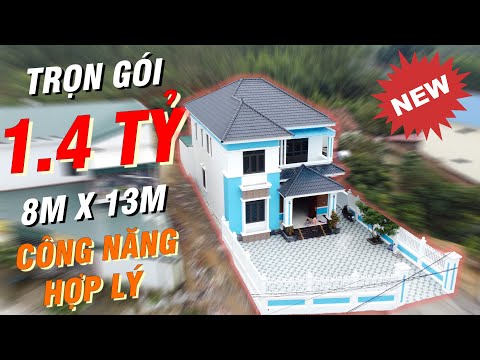 Video Trọn gói 1.4 tỷ mẫu nhà đẹp 2 tầng Mái Nhật ở Phú Thọ... - youtube