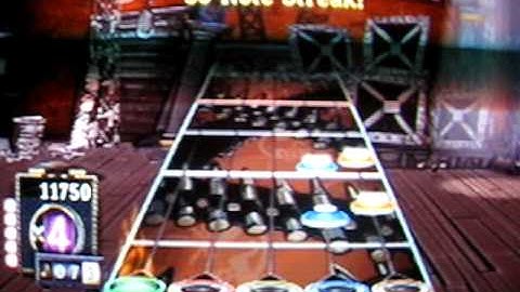 Guitar Hero 3 Cliffs of Dover intro solo B 100% expert