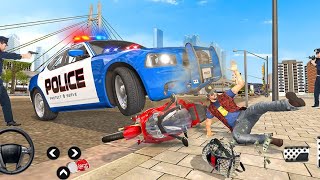 🚔 Police vs Thief Bike Chase! Criminal Caught After Epic Crash 😱 | Police Simulator Gameplay screenshot 5