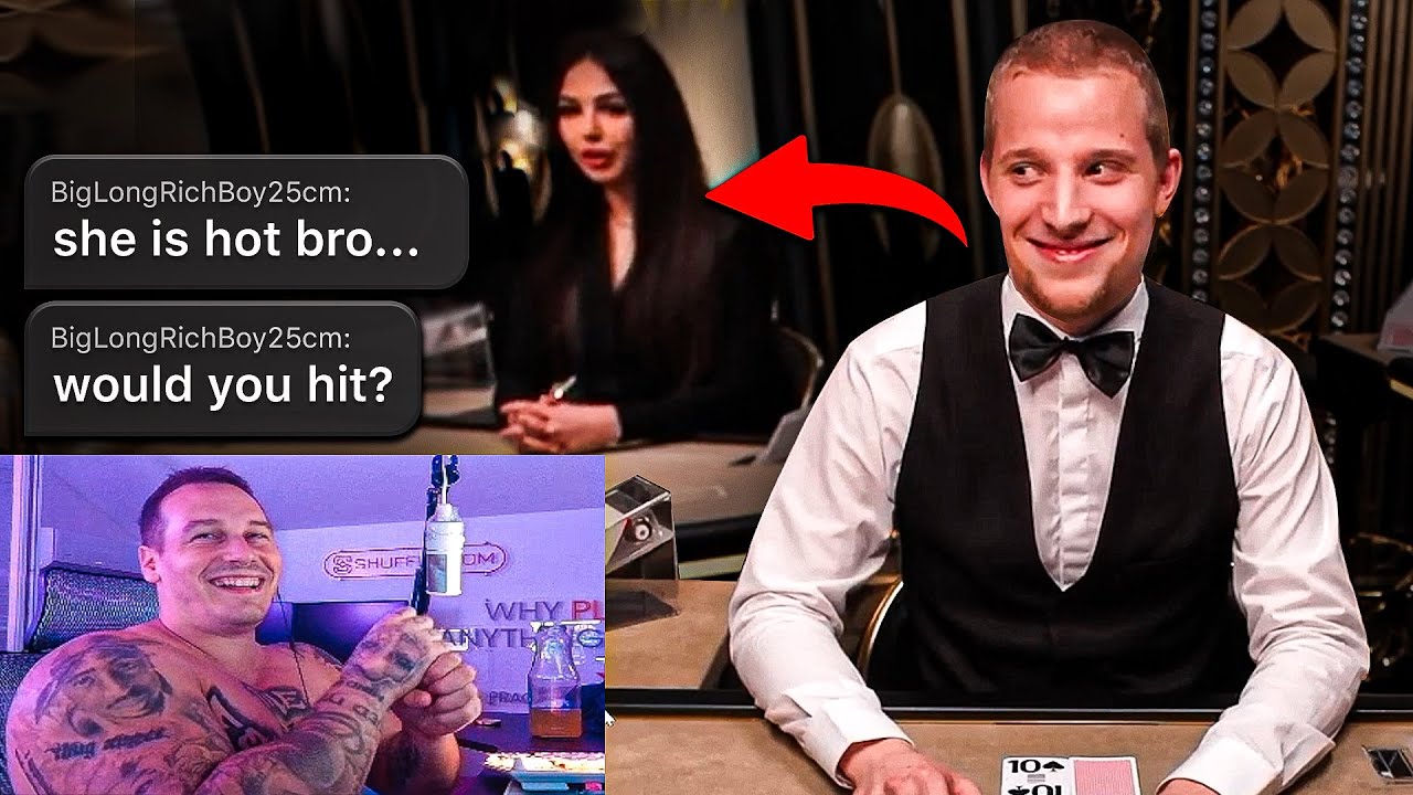 BLACKJACK DEALER CHEATED ON HIS WIFE