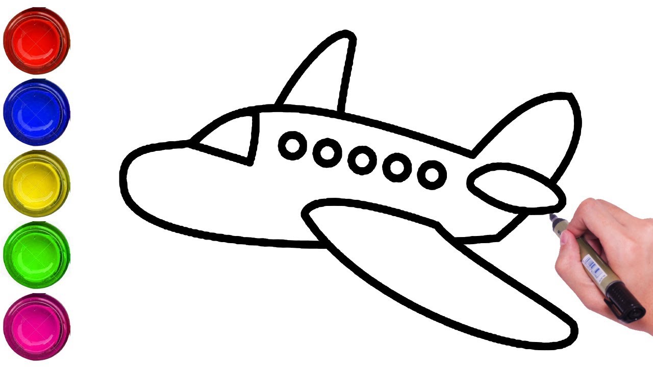 20 Easy Airplane Drawing Ideas - How to Draw a Plane