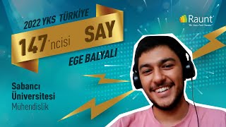 2022 Yks Türkiye 147Ncisi Say Ege Balyalı Rauntla Nasıl Derece Yaptığını Anlatıyor