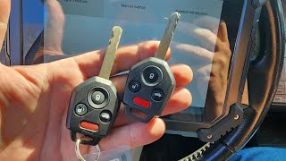 Subaru Outback Adding a Remote Head Key Both Steps #locksny