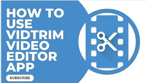How to use VidTrim video Editor App#application #vidtrim #editor #application #techwithsheraz