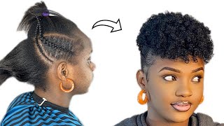 What A Viral Simple Natural Hairstyle That Made 120M Views On Tiktok & Instagram.