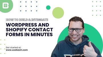 Build and Integrate a Contact Form with WordPress or Shopify in 5 minutes.