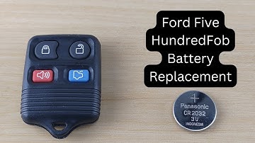 How To Replace or Change Ford Five Hundred Remote Key Fob Battery 2005 - 2007