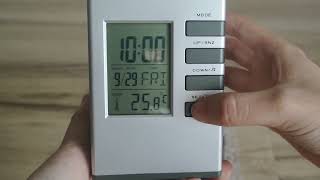 ACTION A2053 Electronic Digital Pen holder Desk Table LCD Clock