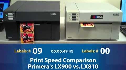 LX900 Label Printer v. LX810 Label Printer