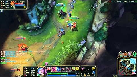 League of Legends Funny Moment  Leona follows with her E Thresh