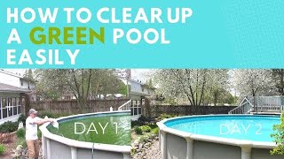 Как легко очистить «зеленую воду в бассейне» (Как шокировать бассейн)
