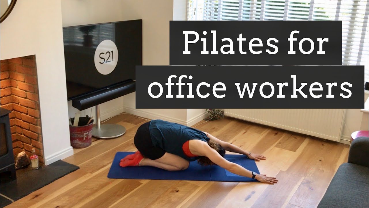 Pilates for Office Workers Working From Home, Part 2 of 4 YouTube