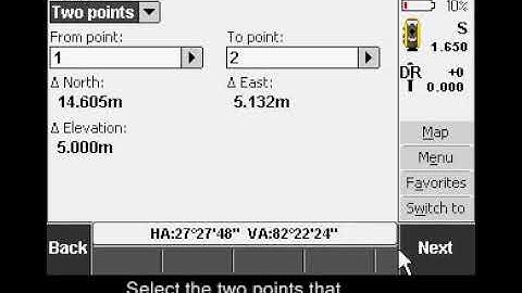 Rotate and Translate in Trimble Access