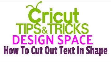 Design Space - How To Cut Out Text In Shape