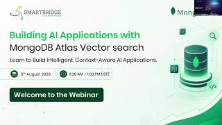 Building AI Applications with MongoDB Atlas Vector Search  SmartBridge Webinar