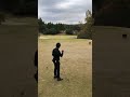 ピンまで148ヤード。 9番アイアンで、ピンの右からフックボールイメージで打ちます。