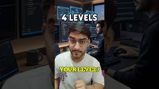 4 Levels of Using AI – Which One Are You? 🤖 #codingshorts